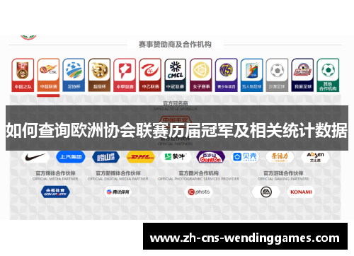 如何查询欧洲协会联赛历届冠军及相关统计数据